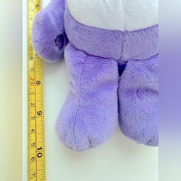 10” Colorful Care Bear Plush Bear Set - Purple, Green, Pink, Yellow - Picture 11 of 13